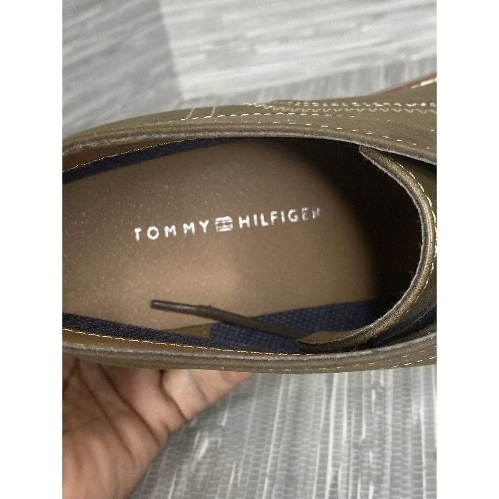 Tommy Hilfiger Mens‎ Goah Chukka Dark Brown Boots Lace Up Size 10.5